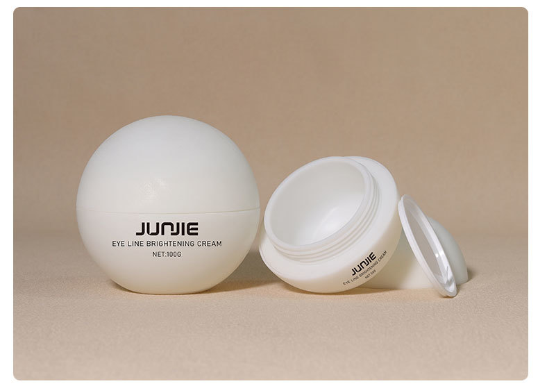Junjie Custom 50g 100g 200g PP Screw Top Cosmetic Matte Coffee White Body Butter Cream Scrub Jar