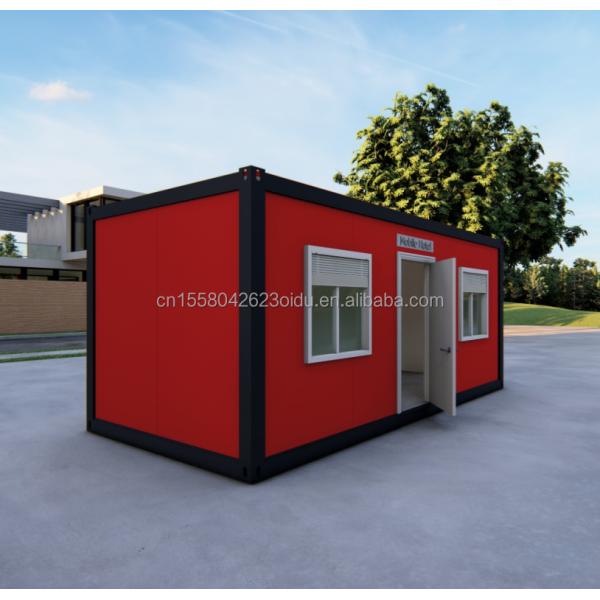 Affordable 20ft/40ft Wall 50/75/100mm Wave Sandwich Panel Prefabricated Container Room for Modern Family Residence