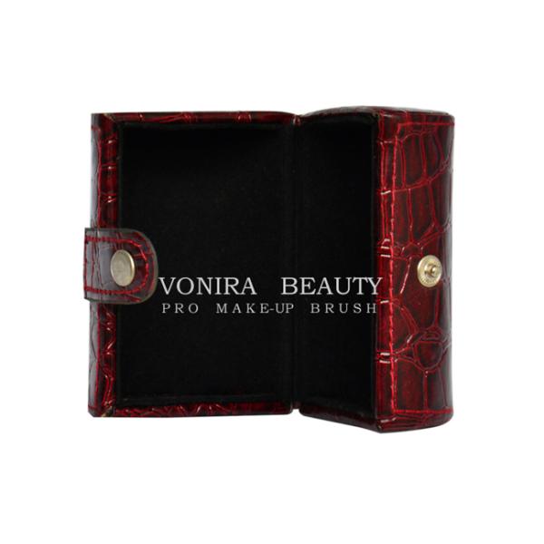 Карман мешка сумки макияжа щетки случая карандаша девушек портативной кожи крокодила милый косметический