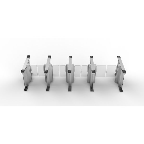 Speed Gate Turnstile Built to Support High Volume Traffic Station