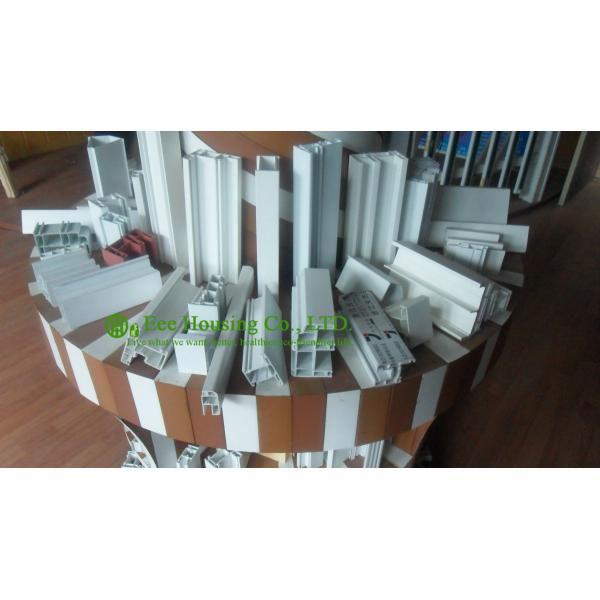 Grilled UPVC Sliding Window For Residential Home,White Color Profile Vinyl Sliding windows