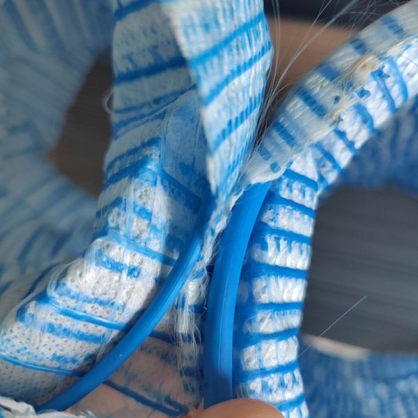 PP Fiber Flexible Permeable Pipe High Compression Drainage Hose For Soft Soil Foundation
