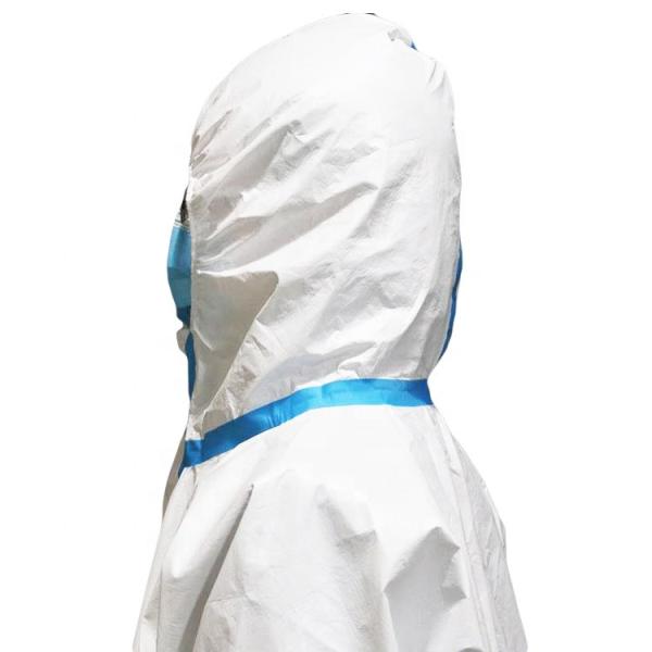 Breathable Disposable Protective Coverall For Hospital , Pharmacy , Clinic