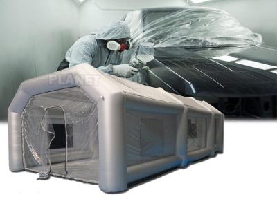 Portable Silver Custom Size Inflatable Car Workstation Spray Paint Booth Tan Spray Painting Booths For Cars