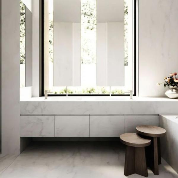 Modern Stainless Steel Bathroom Vanity Cabinet Waterproof