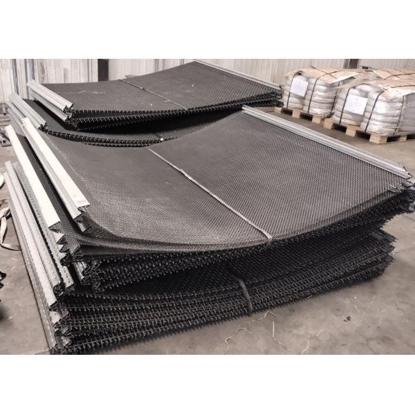 0.7 - 20mm 45# Medium Carbon Steel  Gi Crimped Wire Mesh