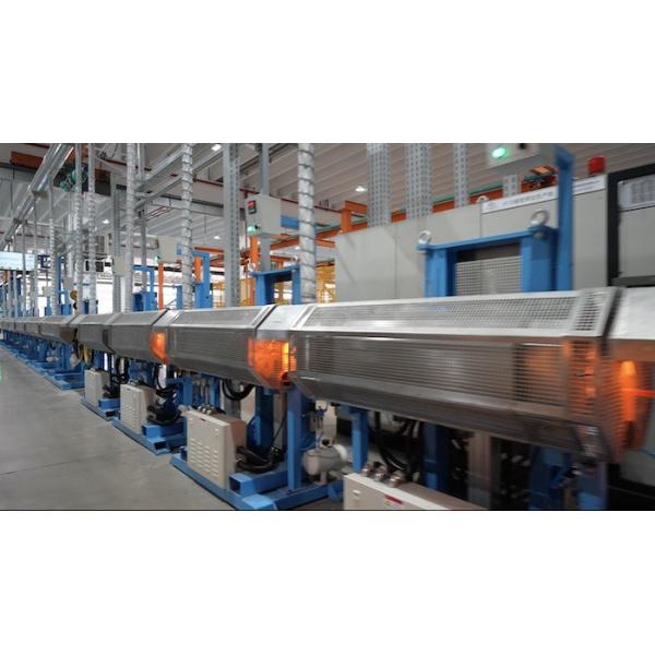 Silicone Wire Extrusion Line with 80m/min Speed 400kg/h Capacity for Silicone Rubber Insulation