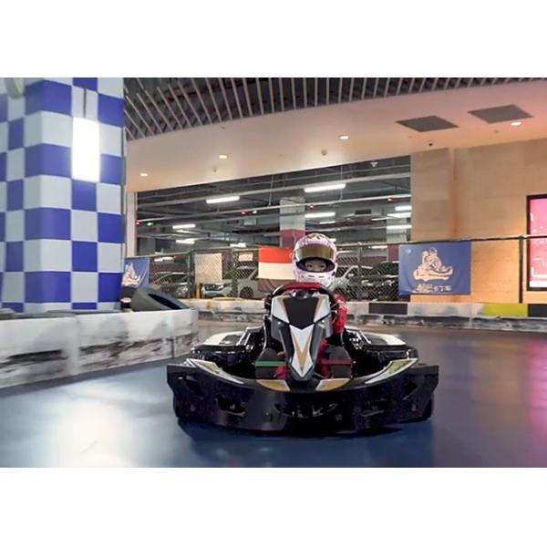 Гонки двойных моторов EVKART на открытом воздухе идут колесная база Karts 1050mm