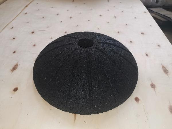 Non Slip Custom Rubber Products Black Pole Rubber Base 18x18 X1.8 Inches For Soccer Training