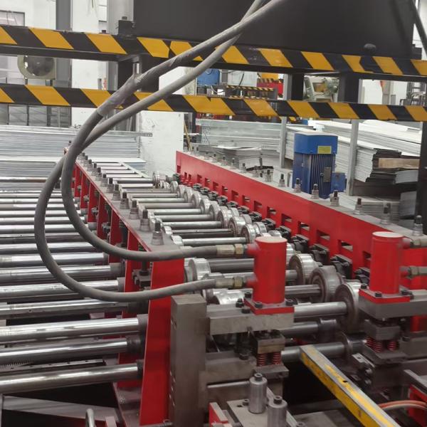 Speed 10-15m/Min Cable Tray Cover Machine 3KW For Steel Performance