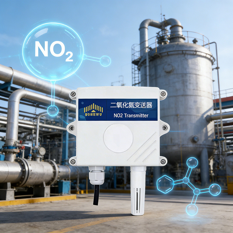 Professional Environmental Sensor RS485 Nitrogen Dioxide Gas Detection Sensor 0.1ppm NO2 Transmitter