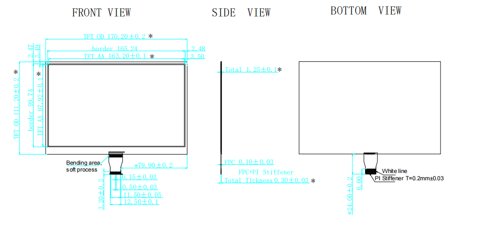 7.5 Inch E Ink Display 800×480 Resolution High Reflectance High Contrast E Ink Screen