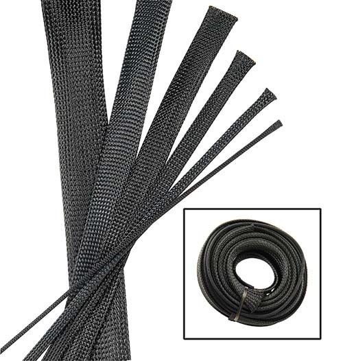 Automotive Nylon Mesh Wire Sleeve Nylon Multifilament Braided Sleeving