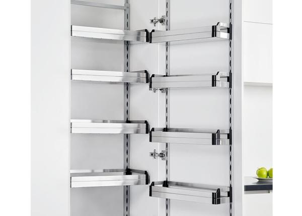 Large Magic Corner Stainless Steel Kitchen Basket Kitchen Rack Linkage 4 - 6 Layers