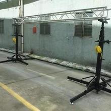 Portable Light Duty Line Array Speaker Crank Stand With Lift Tower Truss Adapter