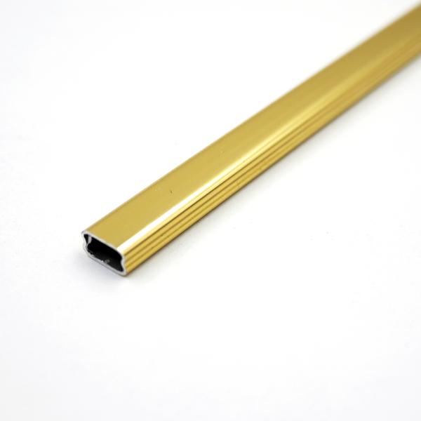 Chemical Polished Aluminium Profile Flat For Closet Decoration