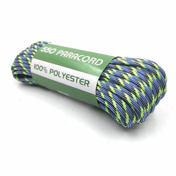 correia da corda de 350 480 750 550 Paracord 100 pés de costa 7 de 4mm