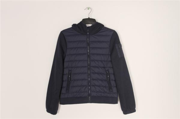 Girls Junior Ladies Lightweight Padded Jacket 100% Nylon Knitted Sleeve