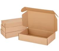 30x20x5cm White Corrugated Mailer Box Custom E-commerce Packaging