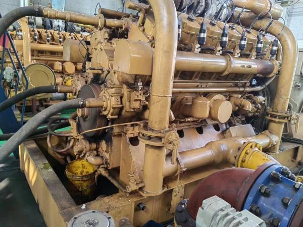 Gerador diesel de 500 kW com motor diesel Jinan 12V190 Ifc5456 e anel de pistão 100kg