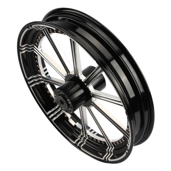 Balck Forged CNC Aluminum 26 x 3.5 Front 26 Inch Motorcycle Wheel for Harley