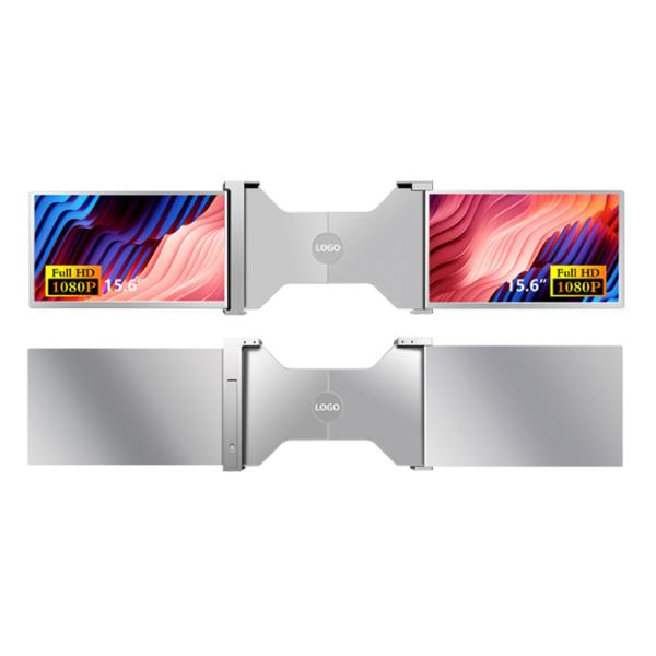 Два 15,6-дюймовых FHD ноутбук монитора совместимы с ноутбуками от 15,6 до 18,5 дюйма 1920*1080 FHD разрешение поддерживает 12 языков