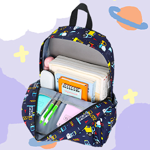 Boy School Backpack Preschool Children Backpack With Lunch Box Pencil Case Three Piece Set