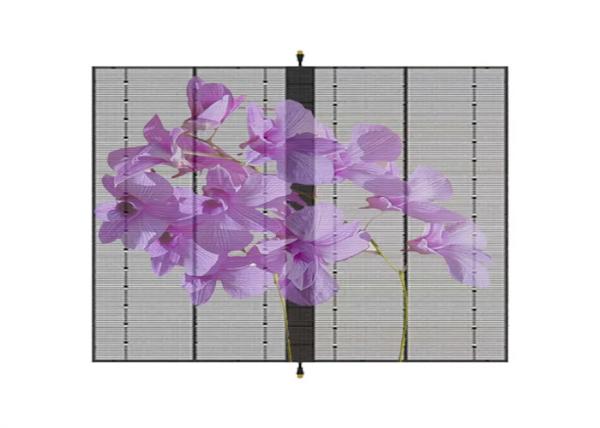 Clear Transparent Led Video Wall P3.91 Indoor Led Mesh Curtain Signage Displays Led Screen