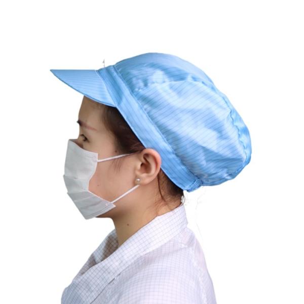 Do Workwear de alta qualidade profissional do quarto desinfetado do fornecedor de China do tampão da sala de limpeza tampão estático do quarto desinfetado do tampão do ESD anti