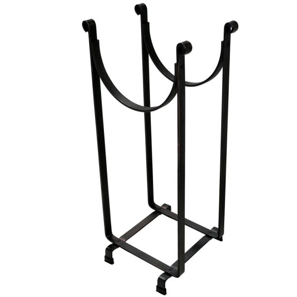 6 Foot Rectangular Welded Firewood Rack Holder Steel Wood Storage Racks