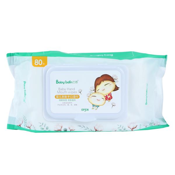 Biodegradable Organic Clean Baby Wet Wipes For Hand And Face