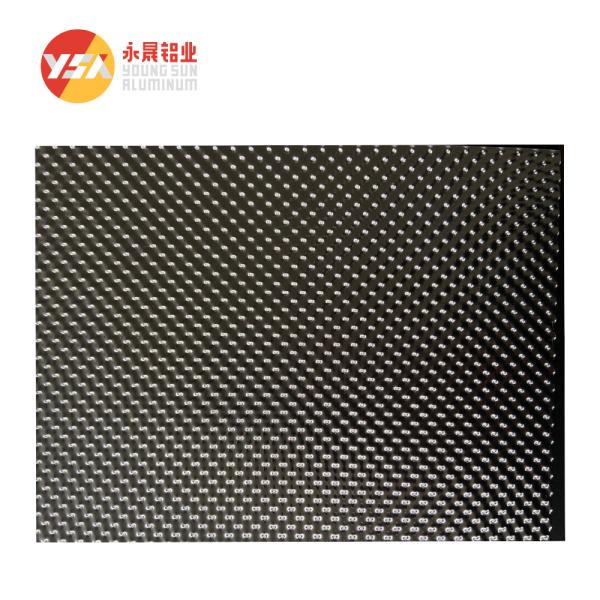 0.25mm gravados 4x8 7075 anodizou a chapa metálica de alumínio para a caixa de gelo