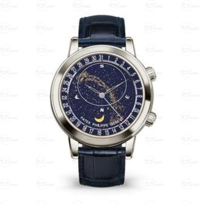 Patek Philippe Grand Complications Céleste 6102R-001 Or rose bleu Numérotation de phase de lune Automatique de luxe