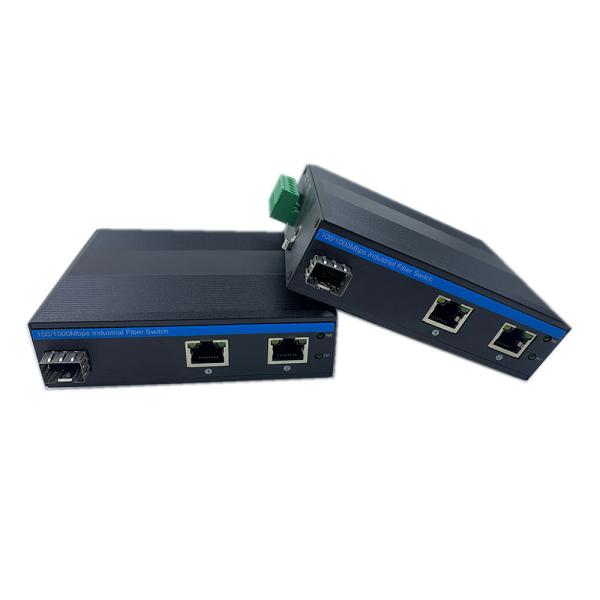 Hardened Network Switch 10/100Mbps Fiber Fast Ethernet Unmanaged IP40 DC12V DC24V