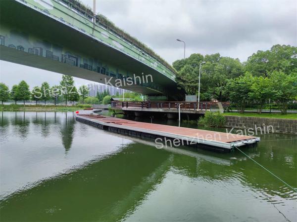 Marine Ship Aluminum Floating Docks HDPE WPC Decking Floating Pontoon Dock
