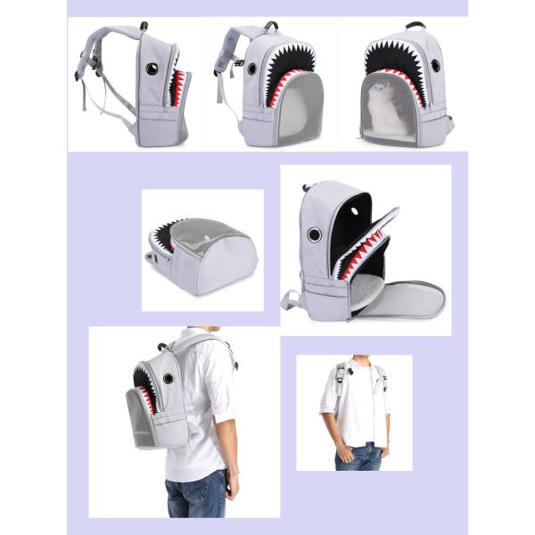 Материал Оксфорда рюкзака несущей складного плеча животный для перемещения кота 7.5kg