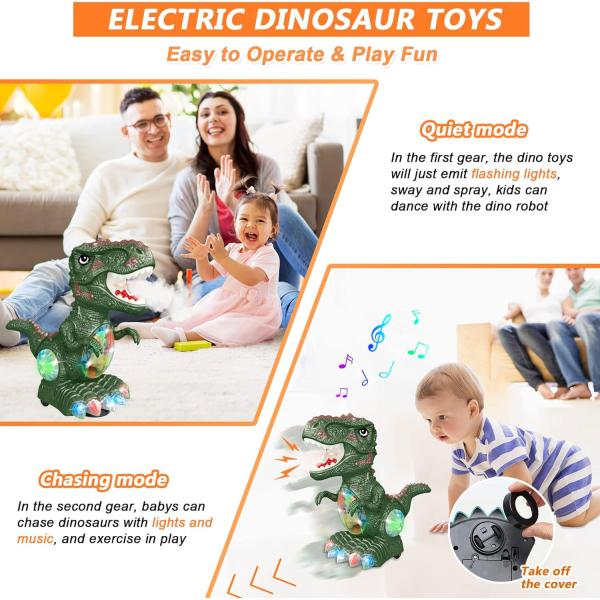 Model Decoration Dinosaur Toys Mist Spray Electric Dino Baby Toys for Kids Items