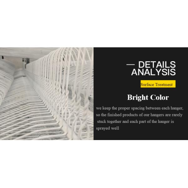 Laundry Factories Metal Cloth Hanger / Shockproof White / Gold Wire Hangers