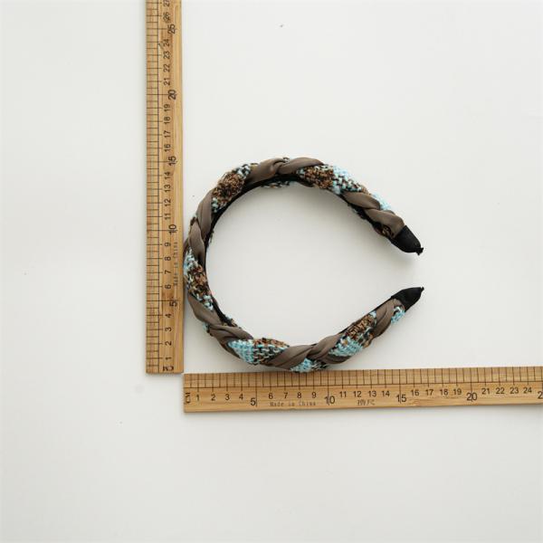 GLH017 Non-slip premium hair accessories knitted twist high cranial pressure headband