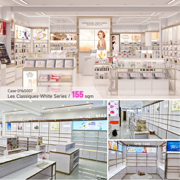 Premium Makeup Beauty Shop Furniture Fixtures Merchandise Display Stands Cabinet