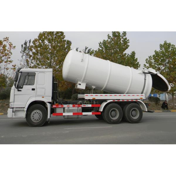 тележка всасывания нечистот 20CBM LHD 336HP с помогающим экономить время вачуумным насосом