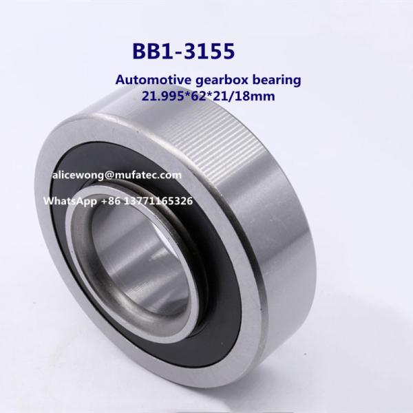 BB1-3155 auto gear box bearing inner ring extended ball bearing 21.995*62*21/18mm