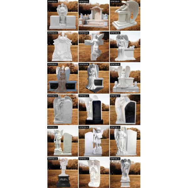 Outdoor Large Luxurious American Big Size Granite Family Mausoleum with Bronze Horse Statue