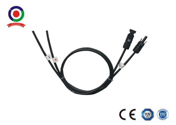 Preto do cabo de extensão 4mm2 do sistema solar XLPE e vermelho