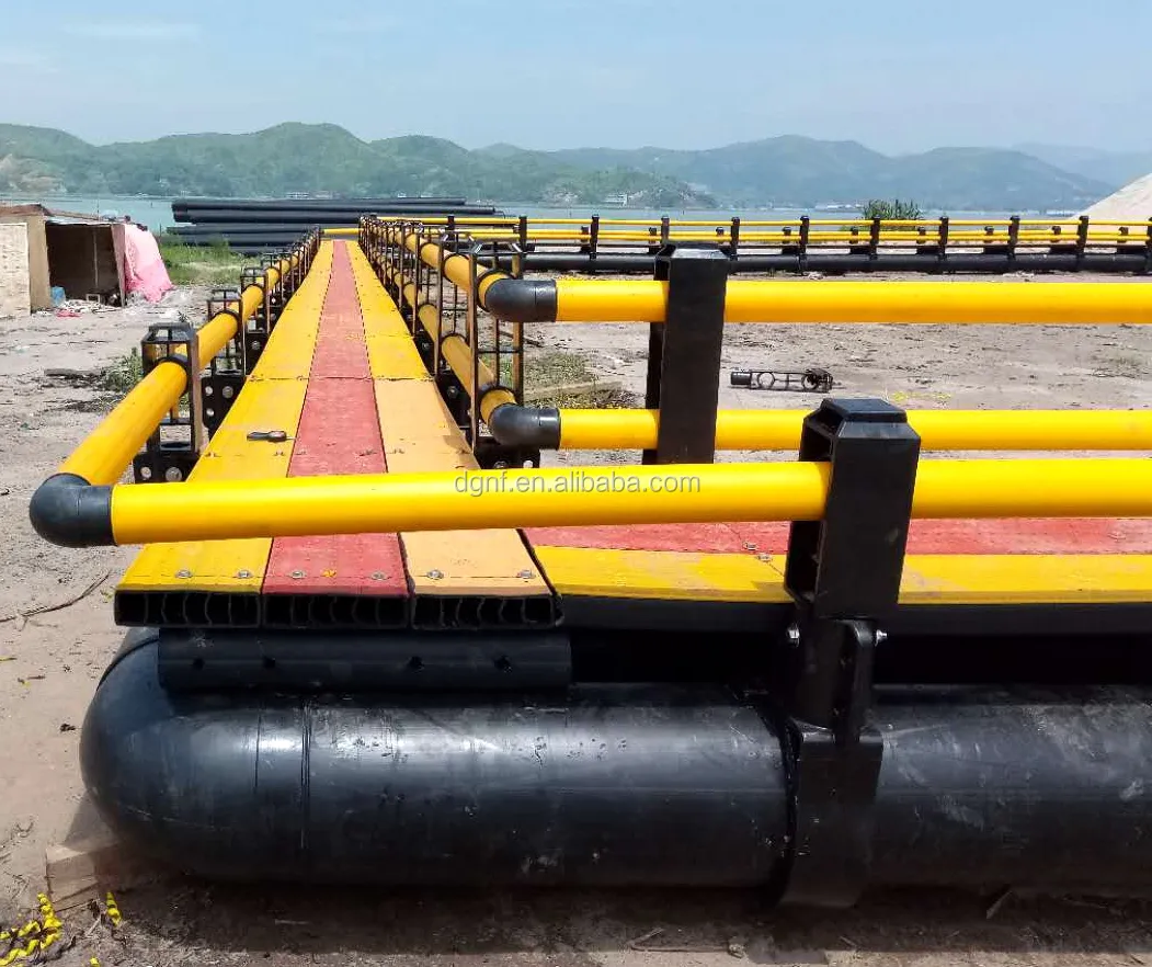 HDPE floating fish cage is designed for aquaculture and recreational fishing