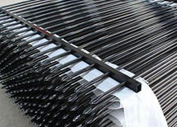 Galvanized Steel Tubular Fence Sliding Electric Gates For Backyard
