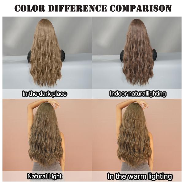 Fashion Long Body Wave Hair Blonde Synthetic Wigs For Women