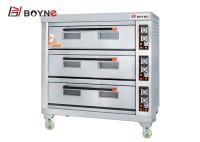 Pizza Oven With Stone Gas Deck Oven Double Layer Bakery Kitchen Equipments