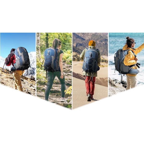 Hiking Backpack,Camping Backpack,50L Waterproof Hiking Daypack with Rain Cover,Lightweight Travel Backpack
