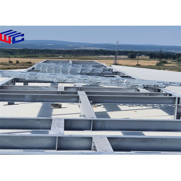 Electroplating Metal Support Structure Prebuilt Steel Buildings